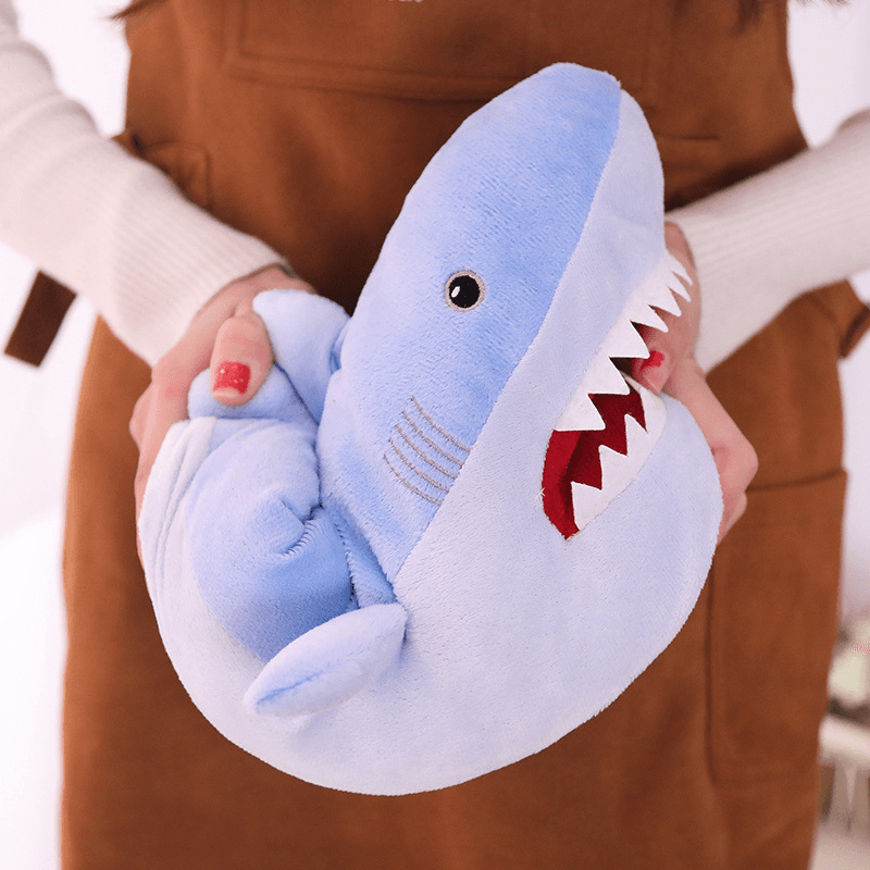 Shop Baby Shark Plush Slippers - Goodlifebean Plushie | Stuffed Animal