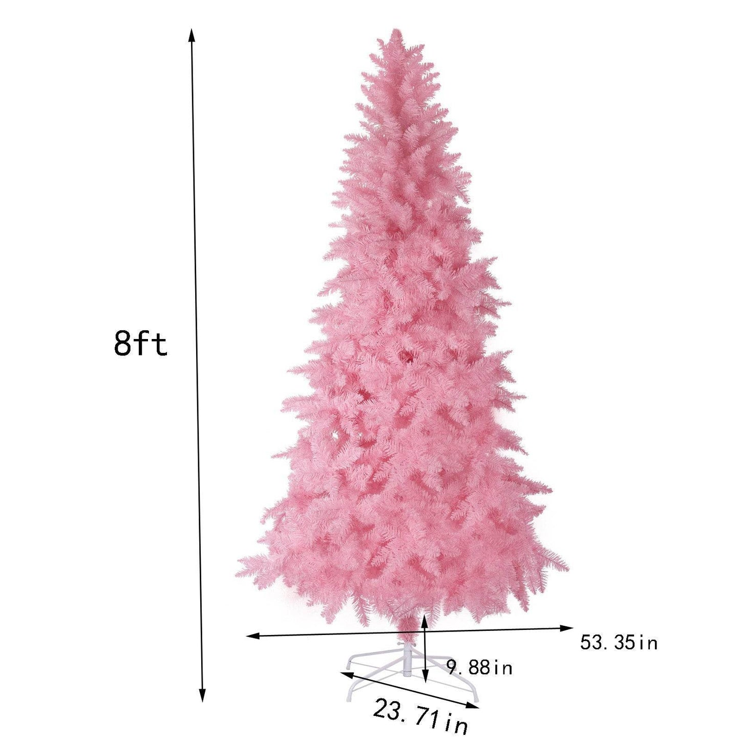 Shop Kawaii Pink 8ft Artifical Christmas Tree - Goodlifebean Plushie | Stuffed Animal