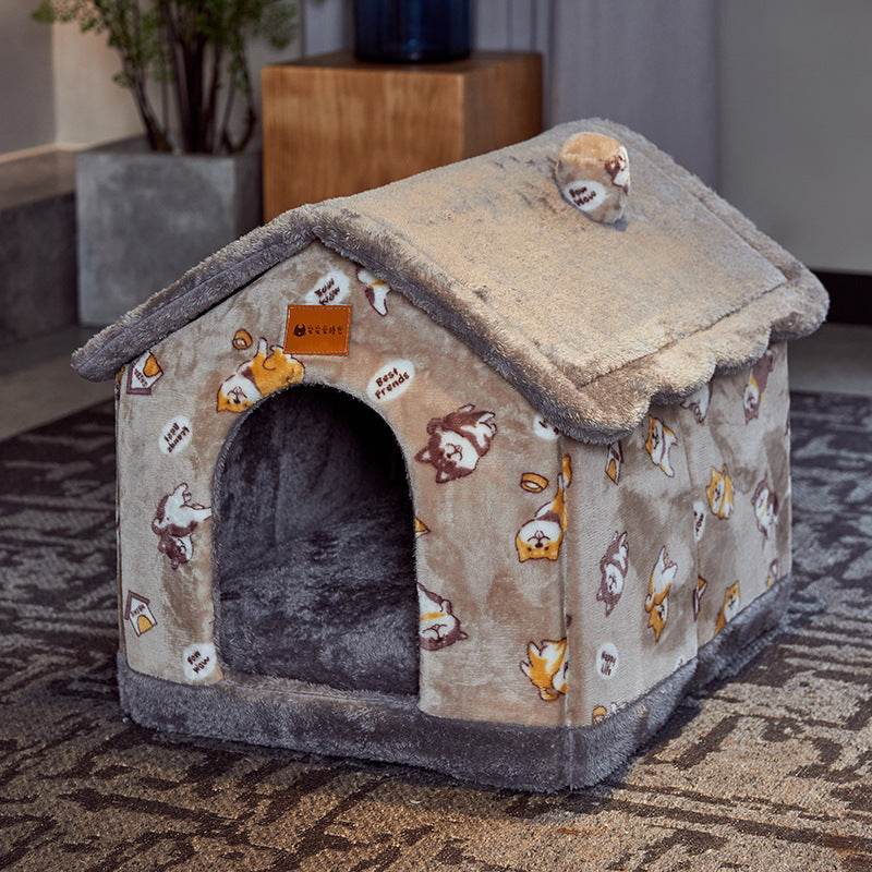 Shop Foldable Pet Bed House - Goodlifebean Plushie | Stuffed Animal