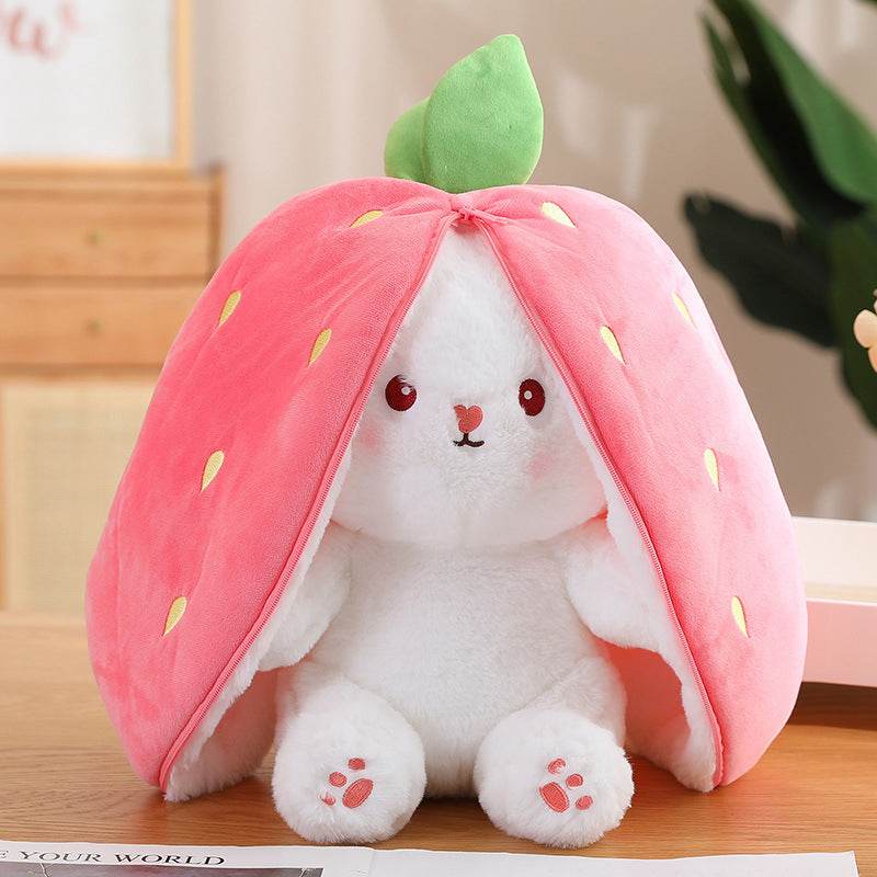 Shop Fruity Floppy: Mini Reversible Bunny Plushie - Goodlifebean Plushie | Stuffed Animal