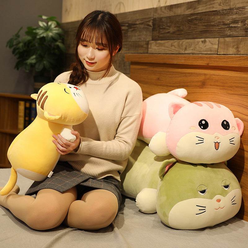 Shop Whiskerkins: Giant Chubby Cat Plush - Goodlifebean Plushie | Stuffed Animal