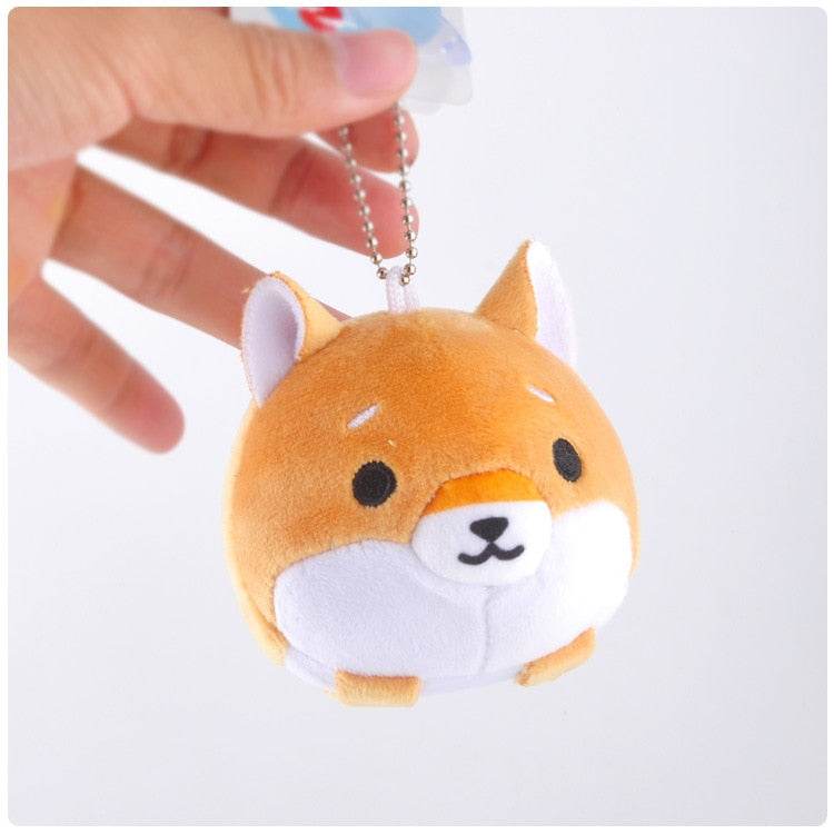 Shop Cartoon Plush Shiba Inu Doll Pendant Keychain - Goodlifebean Plushie | Stuffed Animal