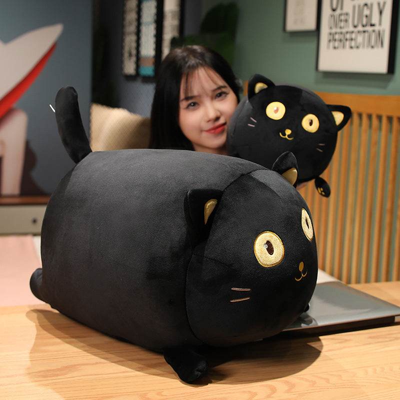 Shop Luna: Cute Cat Plush Toy - Goodlifebean Plushie | Stuffed Animal
