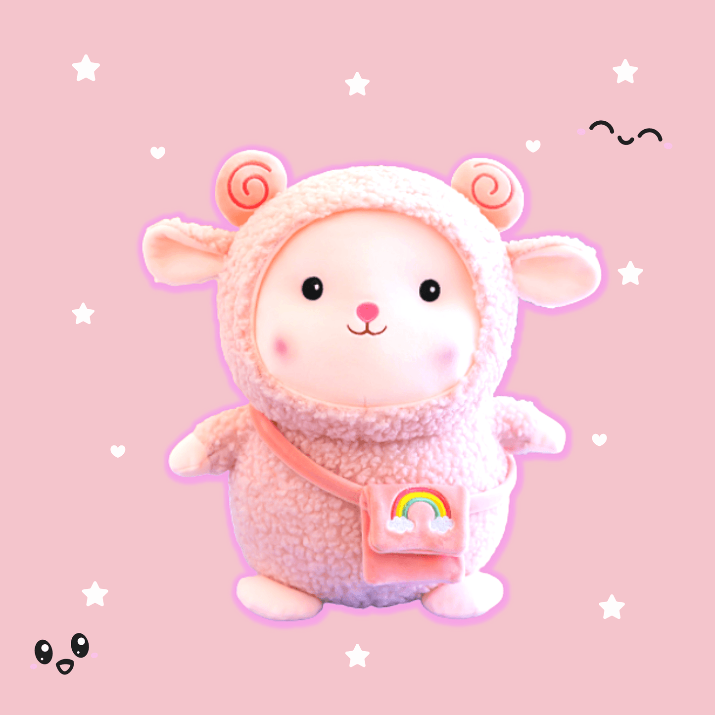 Shop Giant Fluffy Fleece Lamb Plushie - Goodlifebean Plushie | Stuffed Animal
