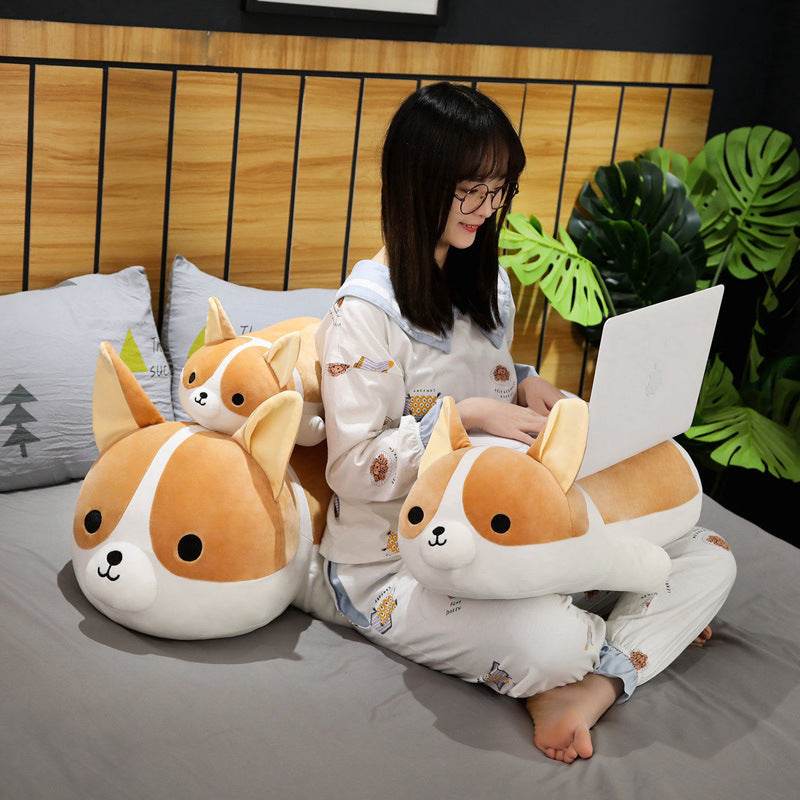Shop Giant Kawaii Corgi Plush - Goodlifebean Plushie | Stuffed Animal