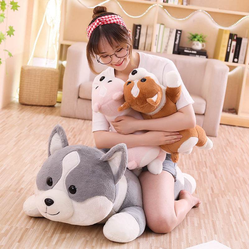 Shop Giant Stuffed Puppy Plush - Goodlifebean Plushie | Stuffed Animal