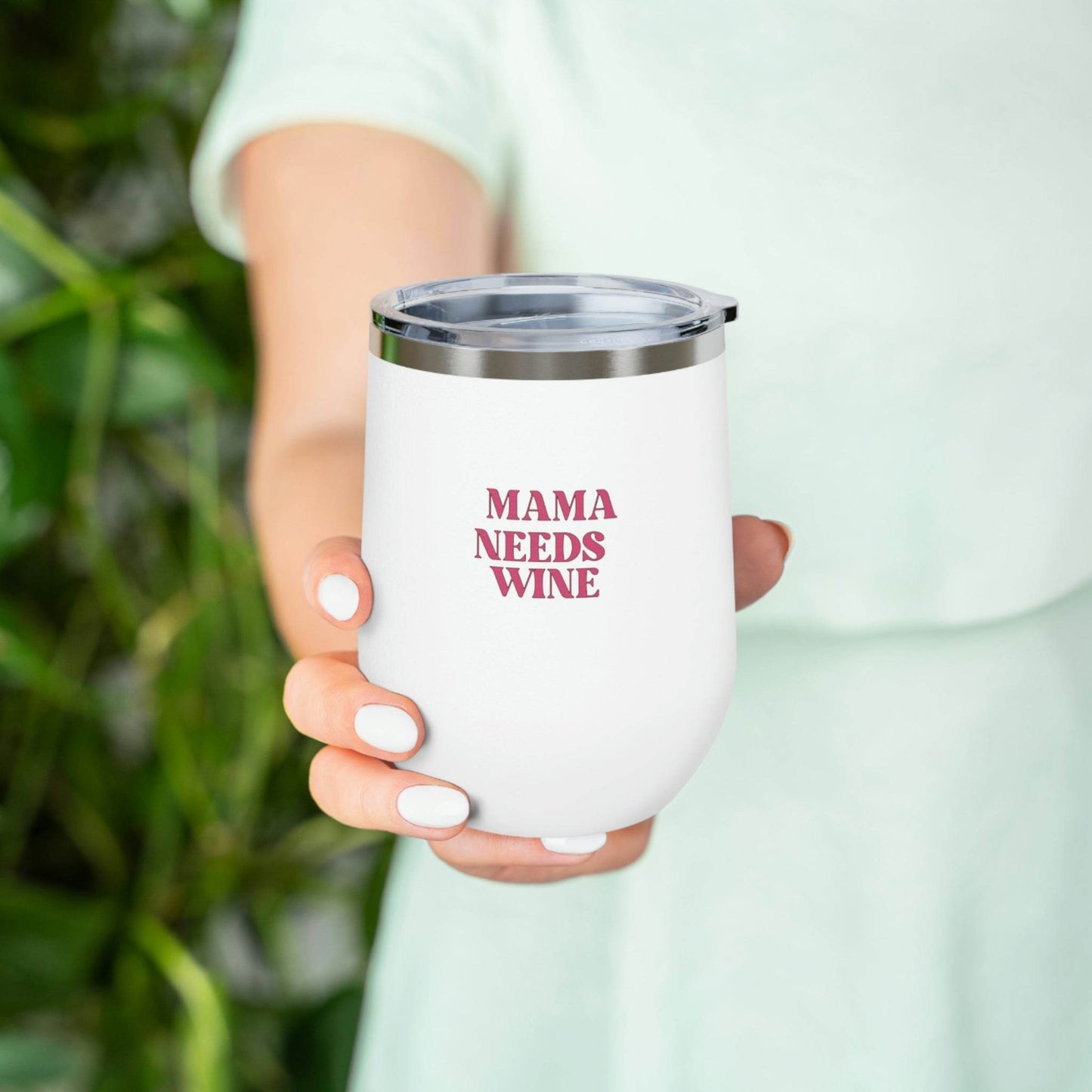 Shop Mama Needs Wine | Insulated Wine Tumbler(12oz) - Goodlifebean Plushie | Stuffed Animal