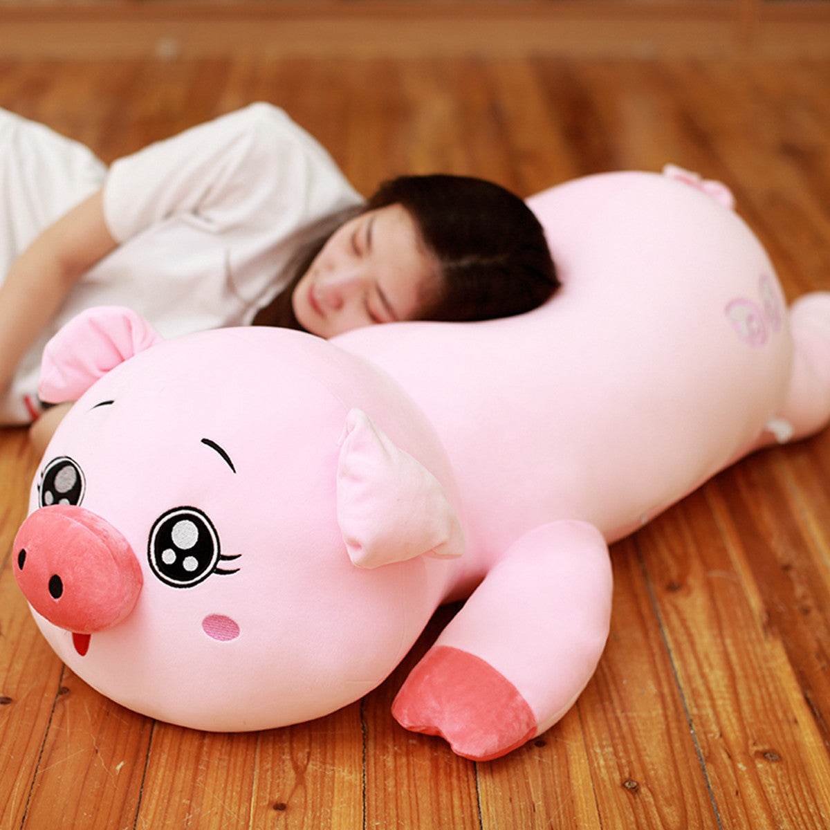 Shop Jeju: Jumbo Squishy Piggy Plushie - Goodlifebean Plushie | Stuffed Animal