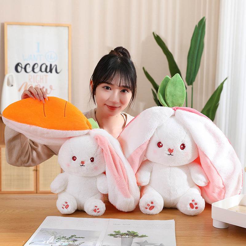 Shop Fruity Floppy: Mini Reversible Bunny Plushie - Goodlifebean Plushie | Stuffed Animal