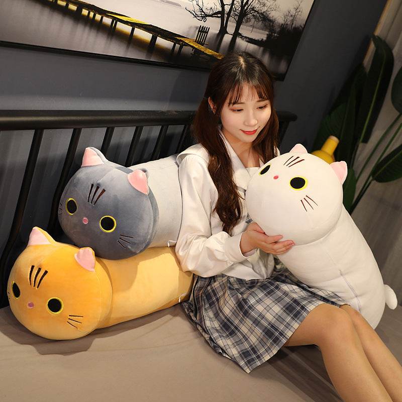 Shop Fluffy Kawaii Cat Plushie - Goodlifebean Plushie | Stuffed Animal
