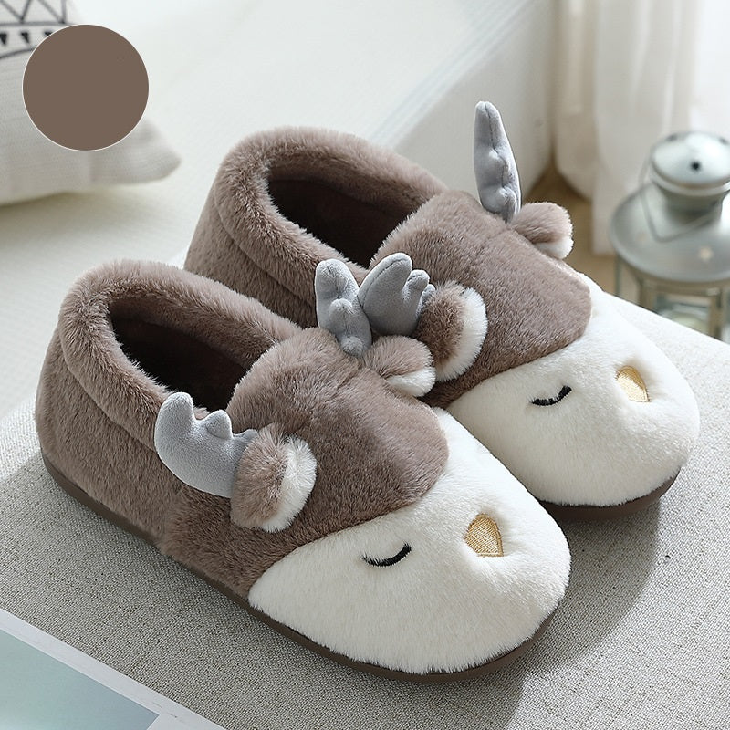 Shop Spoodle: Cozy Elk Indoor Slippers - Shoes Goodlifebean Giant Plushies