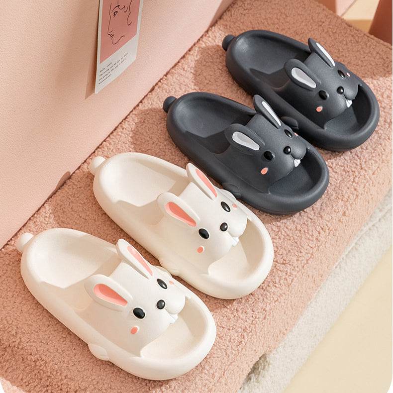 Shop Hoppin' Happy Kawaii Bunny Slippers - Goodlifebean Plushie | Stuffed Animal