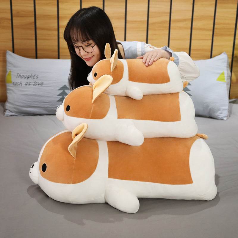Shop Giant Kawaii Corgi Plush - Goodlifebean Plushie | Stuffed Animal