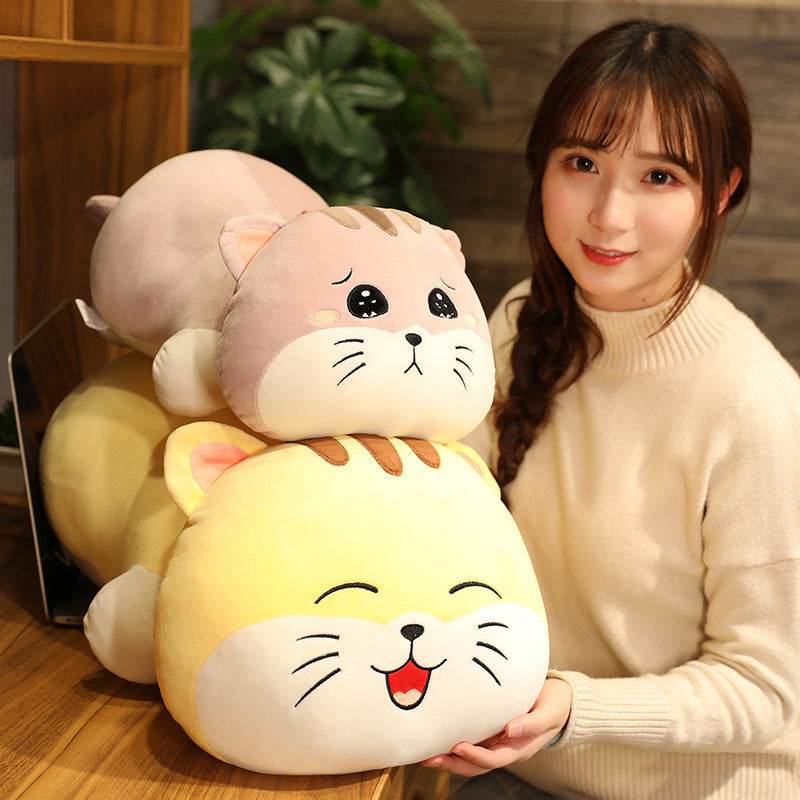 Shop Whiskerkins: Giant Chubby Cat Plush - Goodlifebean Plushie | Stuffed Animal