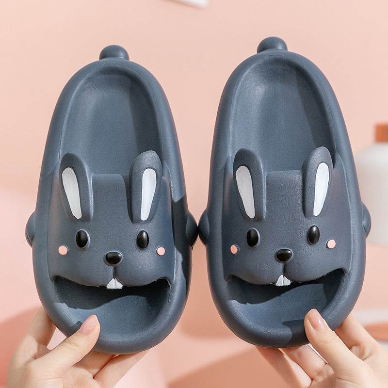 Shop Hoppin' Happy Kawaii Bunny Slippers - Goodlifebean Plushie | Stuffed Animal