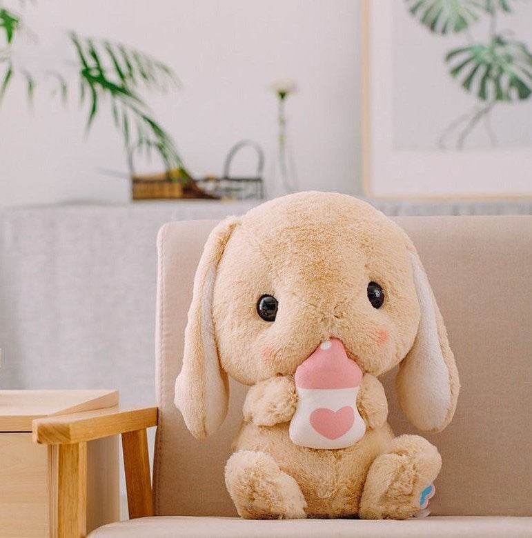 Shop Giant Furry Ear Bunny Plush - Goodlifebean Plushie | Stuffed Animal