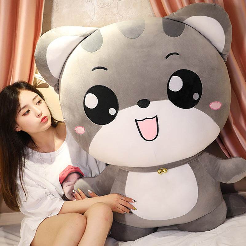 Shop Snuggly Giant Cat plushie (2ft) - Goodlifebean Plushie | Stuffed Animal