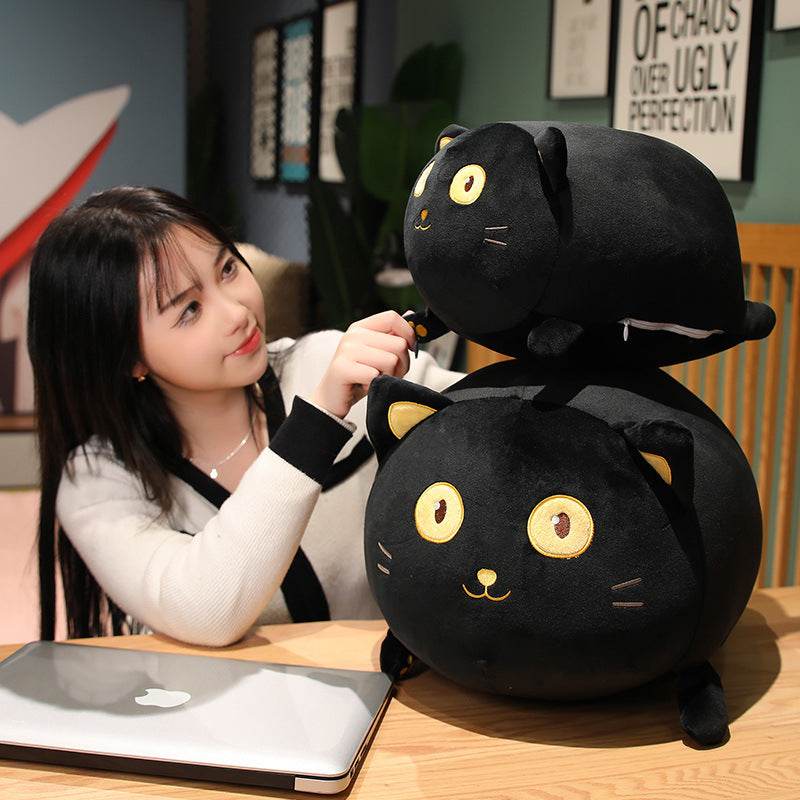 Shop Luna: Cute Cat Plush Toy - Goodlifebean Plushie | Stuffed Animal