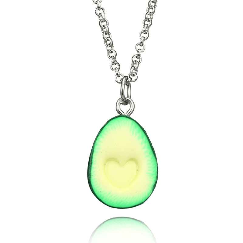 Shop BFF Avocado Halves Necklace - Goodlifebean Plushie | Stuffed Animal