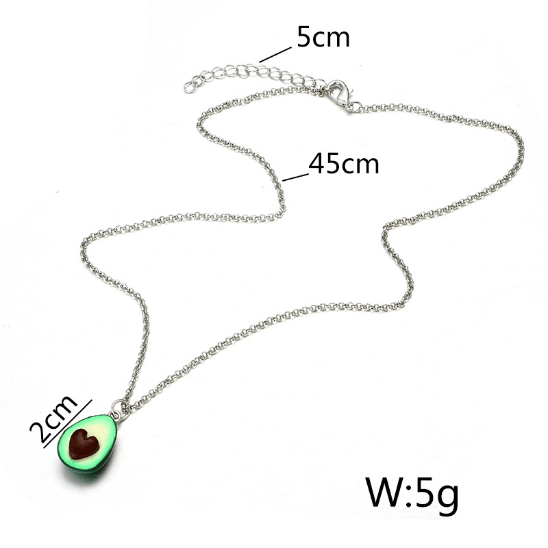Shop BFF Avocado Halves Necklace - Goodlifebean Plushie | Stuffed Animal