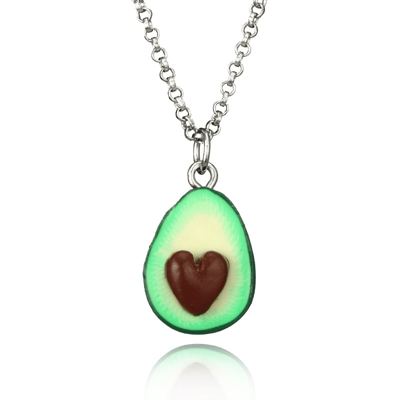 Shop BFF Avocado Halves Necklace - Goodlifebean Plushie | Stuffed Animal