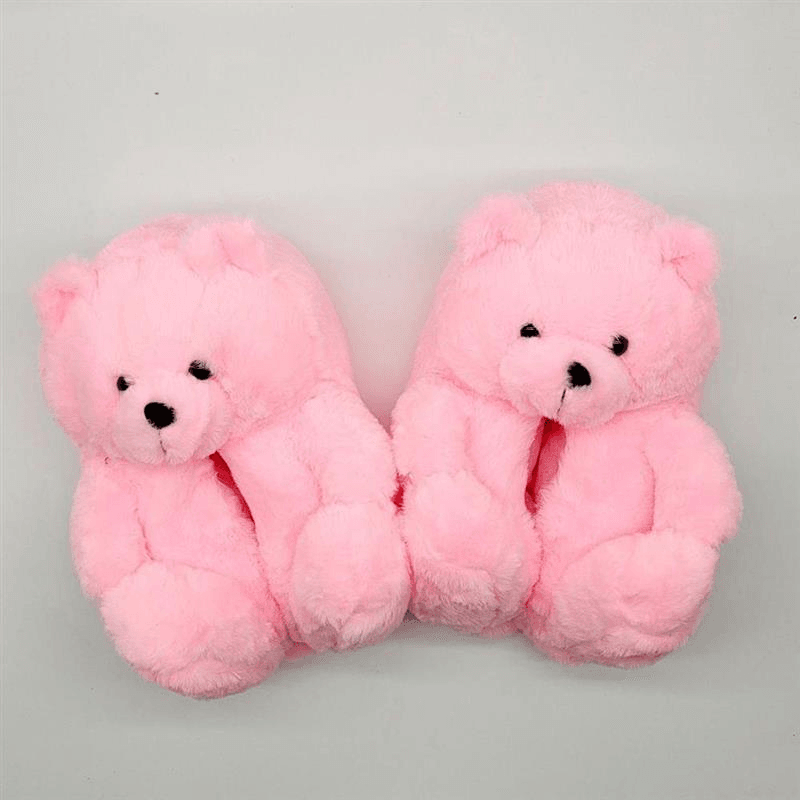 Shop Snuggly Pink Teddy Bear Plush - Goodlifebean Plushie | Stuffed Animal