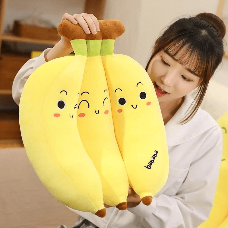 Shop Banana Kawaii Stuffed Plush Pillow - Goodlifebean Plushie | Stuffed Animal