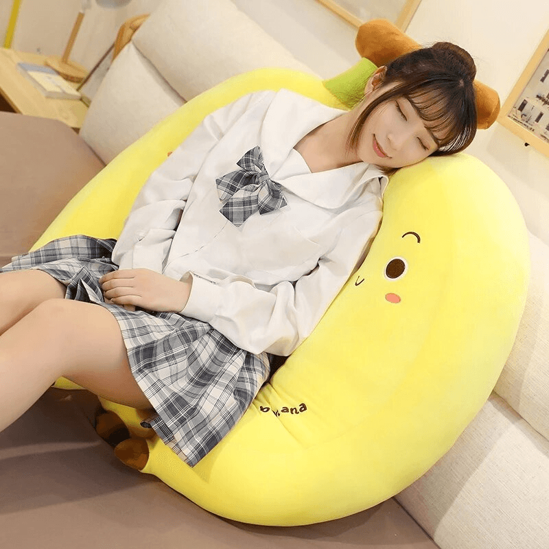 Banana Kawaii Stuffed Plush Pillow - Goodlifebean Stuffed Animals
