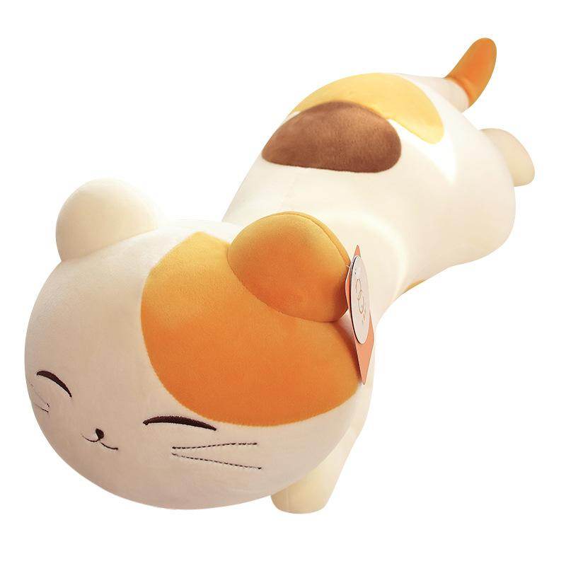 Shop Chloe: Giant Stuffed Long Cat Plush - Goodlifebean Plushie | Stuffed Animal