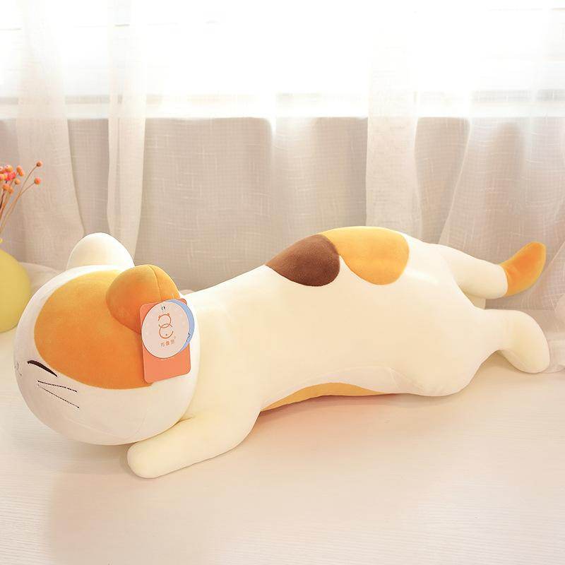 Shop Chloe: Giant Stuffed Long Cat Plush - Goodlifebean Plushie | Stuffed Animal