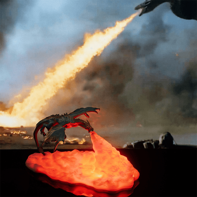 Shop 3D Dragon Lamp - Goodlifebean Plushie | Stuffed Animal