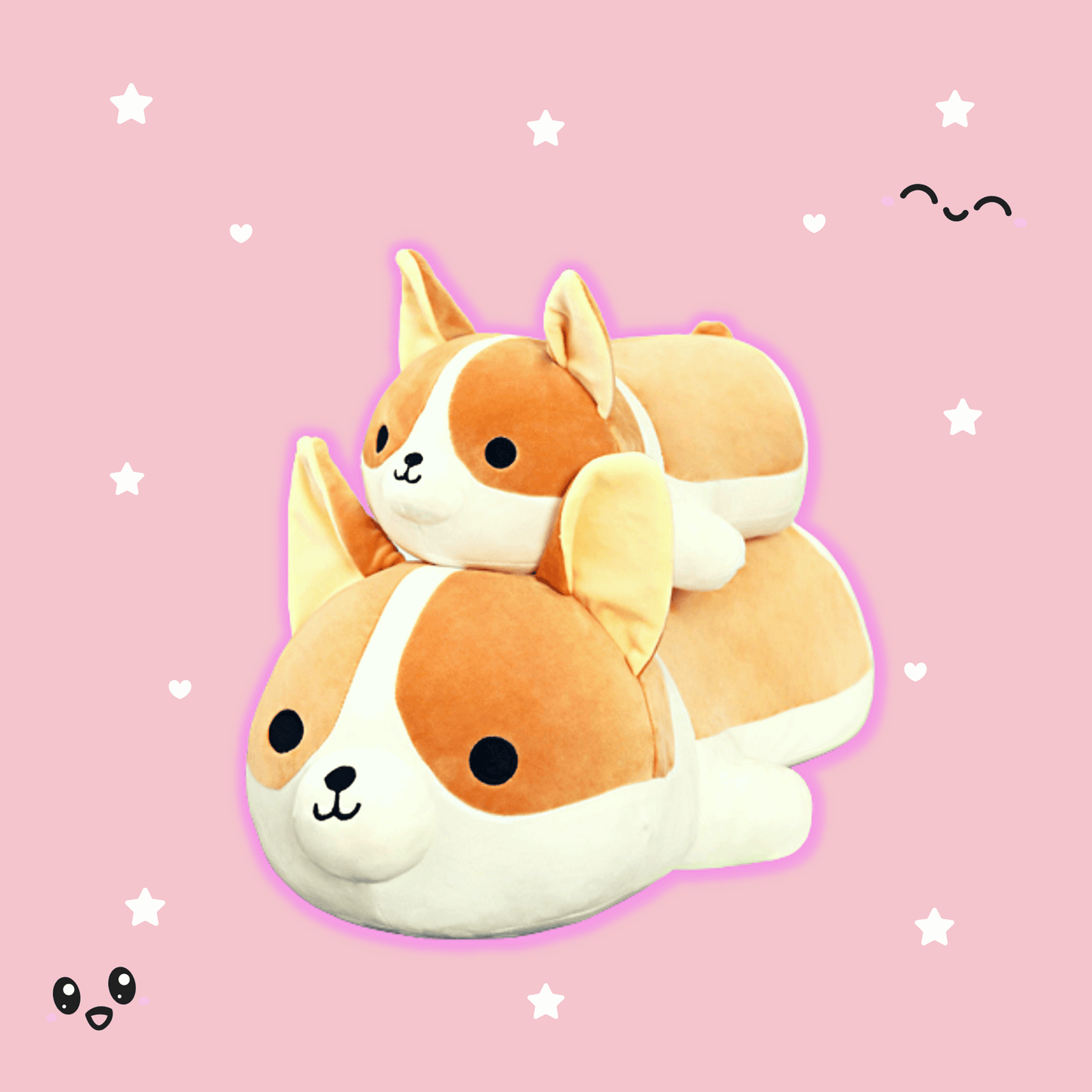 Shop Giant Kawaii Corgi Plush - Goodlifebean Plushie | Stuffed Animal