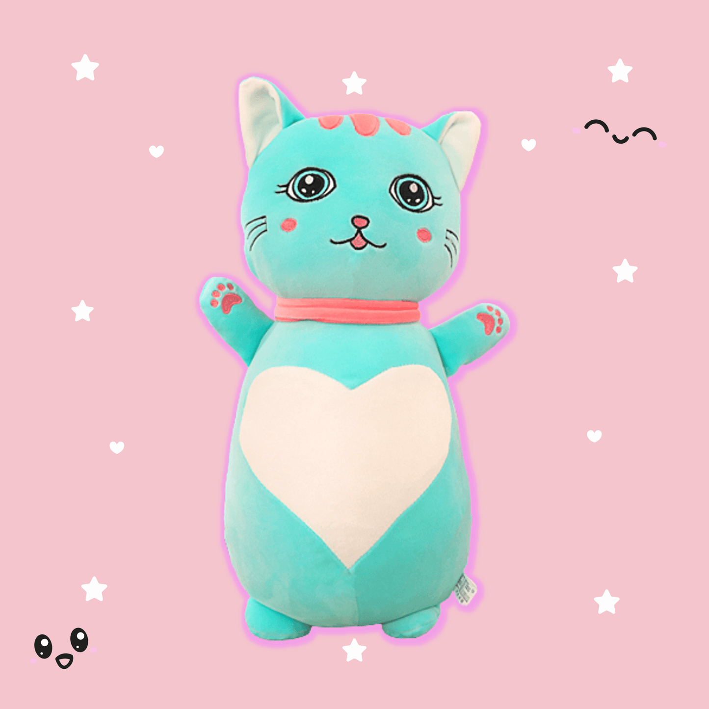 Shop Cosmo The Kawaii Stuffed Cat Plush - Goodlifebean Plushie | Stuffed Animal