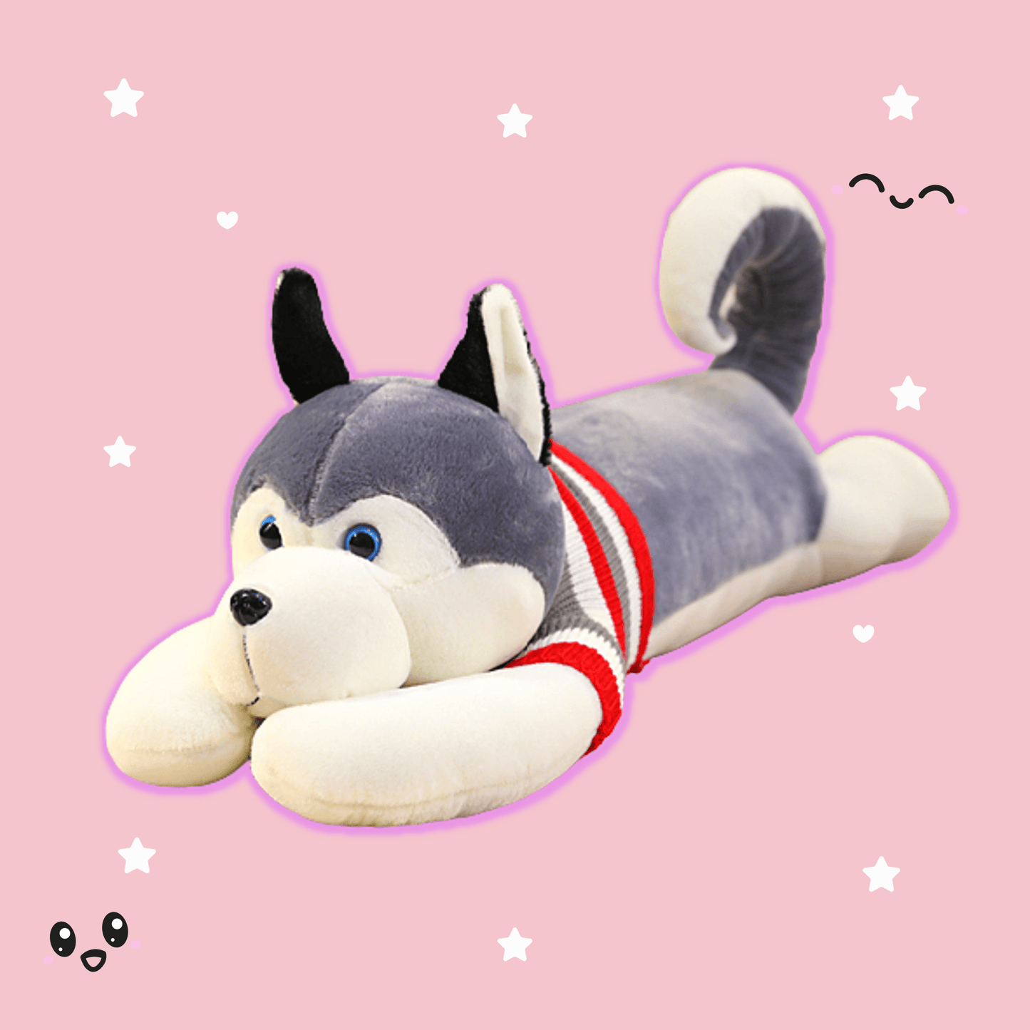 Shop Hoppy: The Giant Stuffed Husky Plush - Goodlifebean Plushie | Stuffed Animal