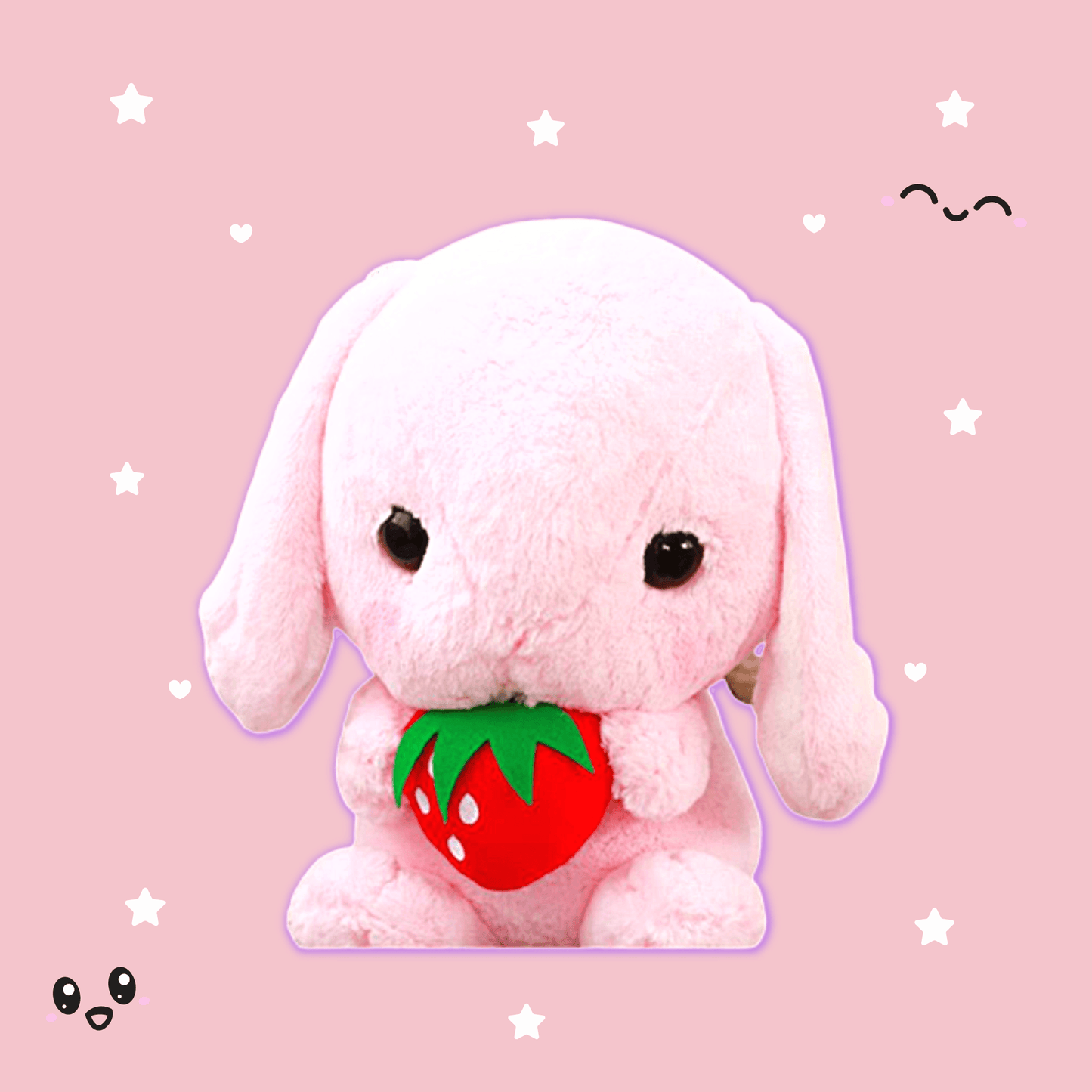 Shop Giant Furry Ear Bunny Plush - Goodlifebean Plushie | Stuffed Animal