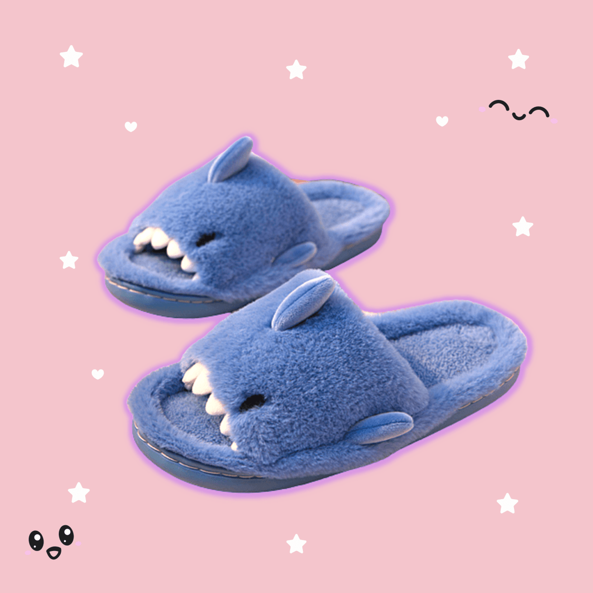 Comfyt: Comfy Plush Shark Slippers - Goodlifebean Shoes
