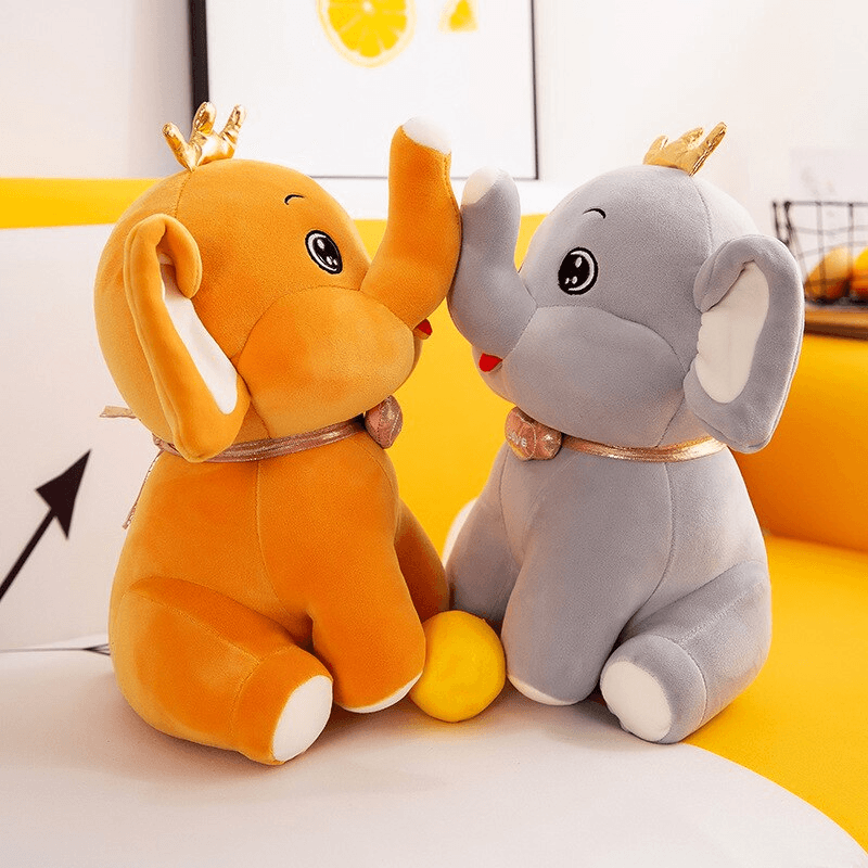 Shop Jumbo Stuffed Elephant Plush - Goodlifebean Plushie | Stuffed Animal