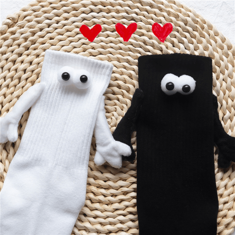 Shop Hand In Hand Magnetic Holding Hands Socks - Goodlifebean Plushie | Stuffed Animal