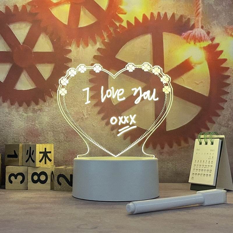 Shop GlowWriter: Kawaii LED Message Board Lamp - Goodlifebean Plushie | Stuffed Animal