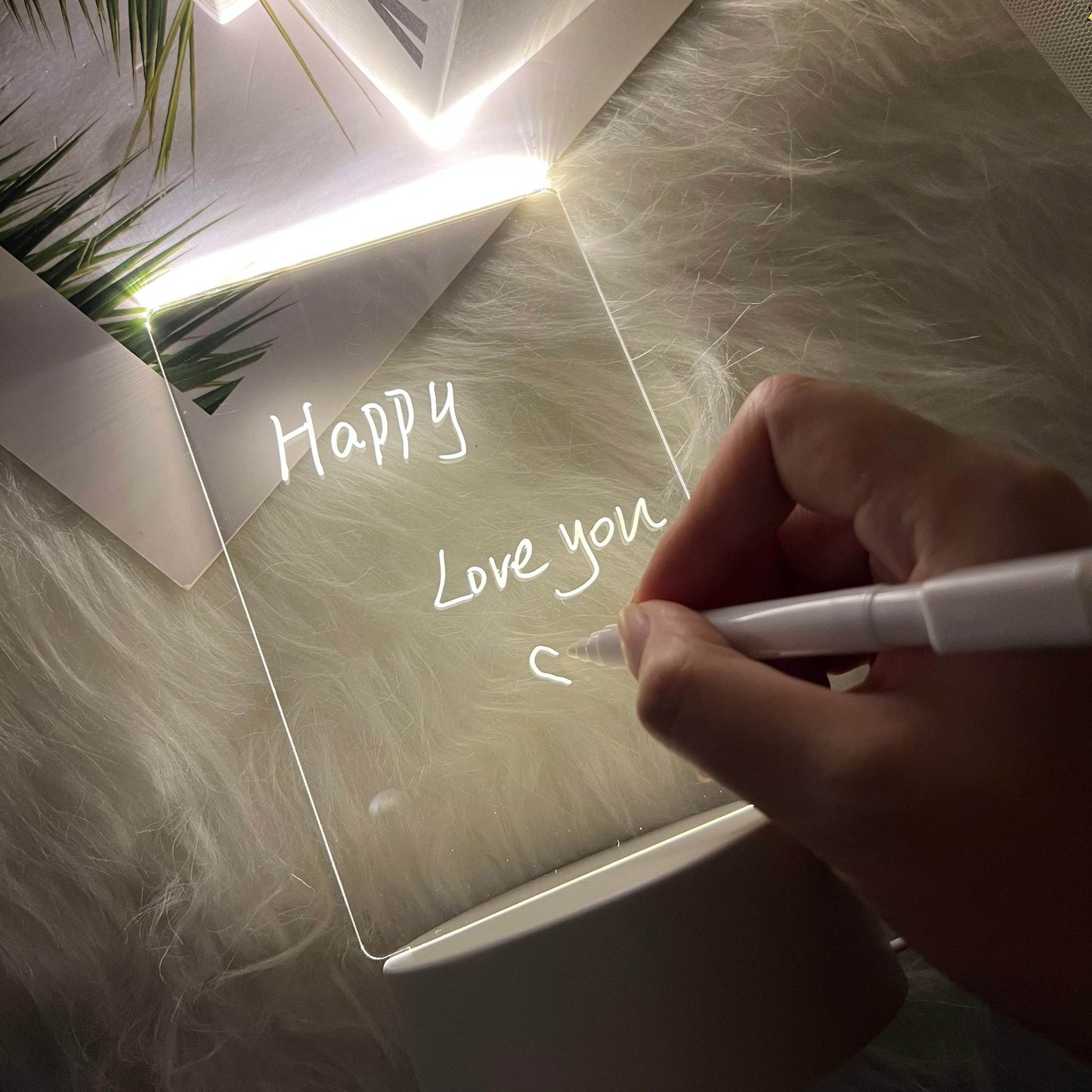 Shop GlowWriter: Kawaii LED Message Board Lamp - Goodlifebean Plushie | Stuffed Animal