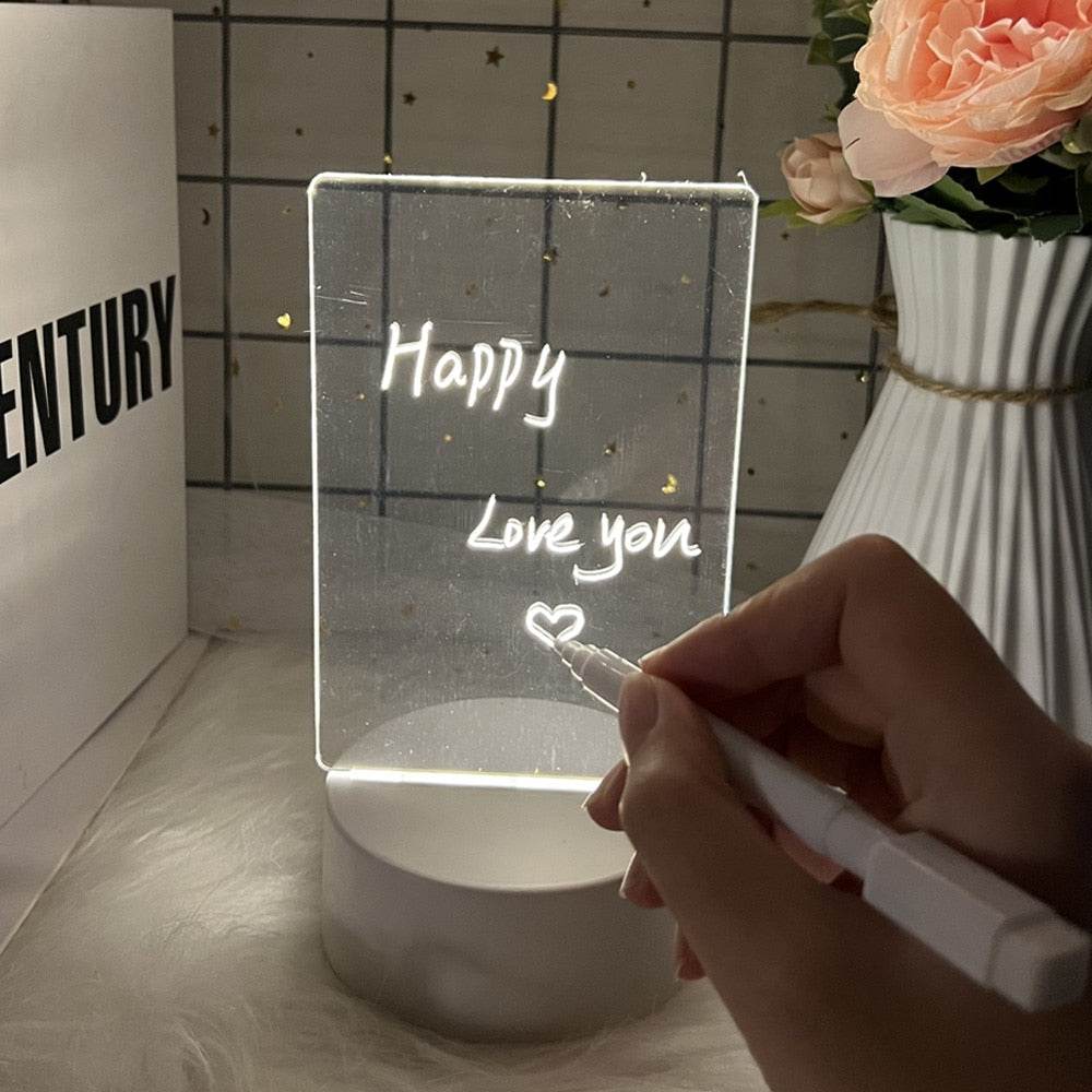 Shop GlowWriter: Kawaii LED Message Board Lamp - Goodlifebean Plushie | Stuffed Animal