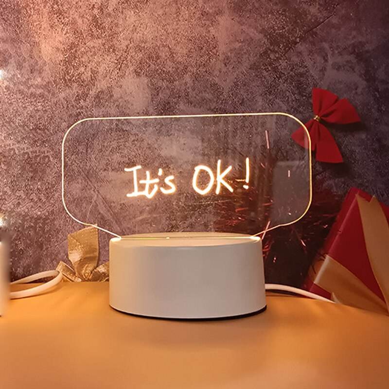 Shop GlowWriter: Kawaii LED Message Board Lamp - Goodlifebean Plushie | Stuffed Animal