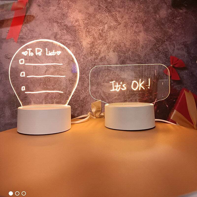 Shop GlowWriter: Kawaii LED Message Board Lamp - Goodlifebean Plushie | Stuffed Animal