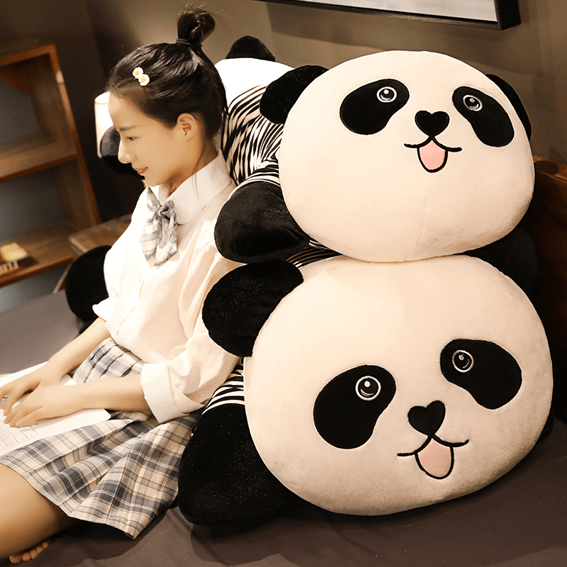 Shop Jumbo Stuffed Panda Plush - Goodlifebean Plushie | Stuffed Animal