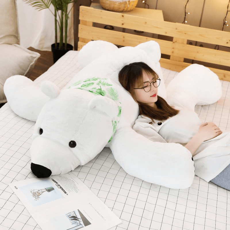 Shop Snowball: Giant Polar Bear Stuffed Animal – Ultra-Soft Giant Plush Bear - Goodlifebean Plushie | Stuffed Animal