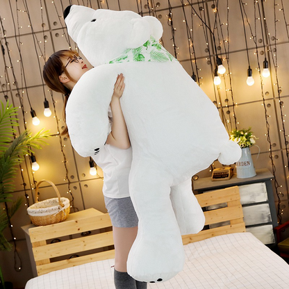 Shop Snowball: Giant Stuffed Polar Bear Plush - Stuffed Animals Goodlifebean Giant Plushies