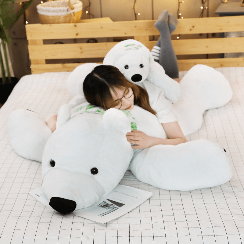 BuySnowball: Giant Polar Bear Stuffed Animal – Ultra-Soft Giant Plush Bear - Goodlifebean Plushies | Stuffed Animals
