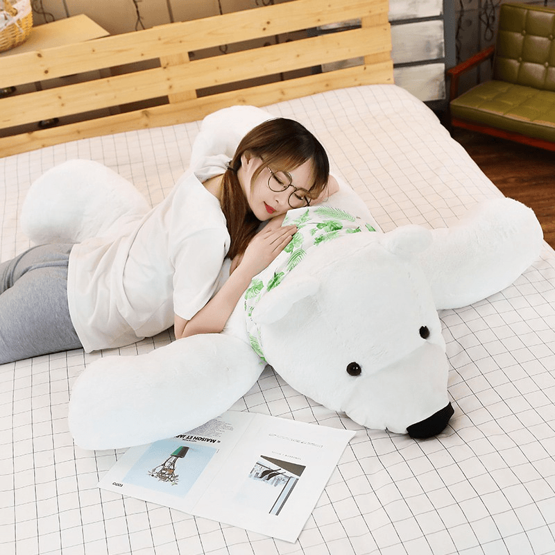 BuySnowball: Giant Polar Bear Stuffed Animal – Ultra-Soft Giant Plush Bear - Goodlifebean Plushies | Stuffed Animals