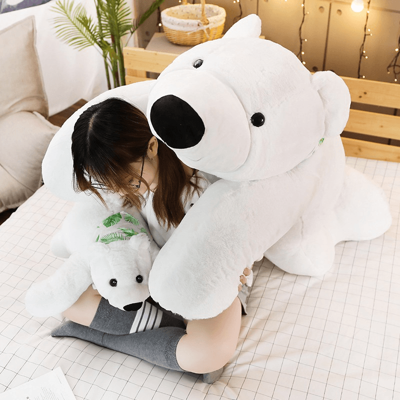 BuySnowball: Giant Polar Bear Stuffed Animal – Ultra-Soft Giant Plush Bear - Goodlifebean Plushies | Stuffed Animals