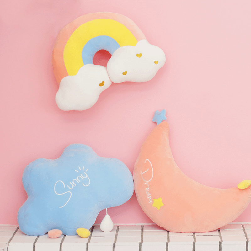 Shop Rainbow Plush Pillow - Goodlifebean Plushie | Stuffed Animal